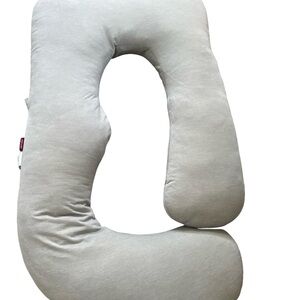 Gray U-Shaped Body Pillow